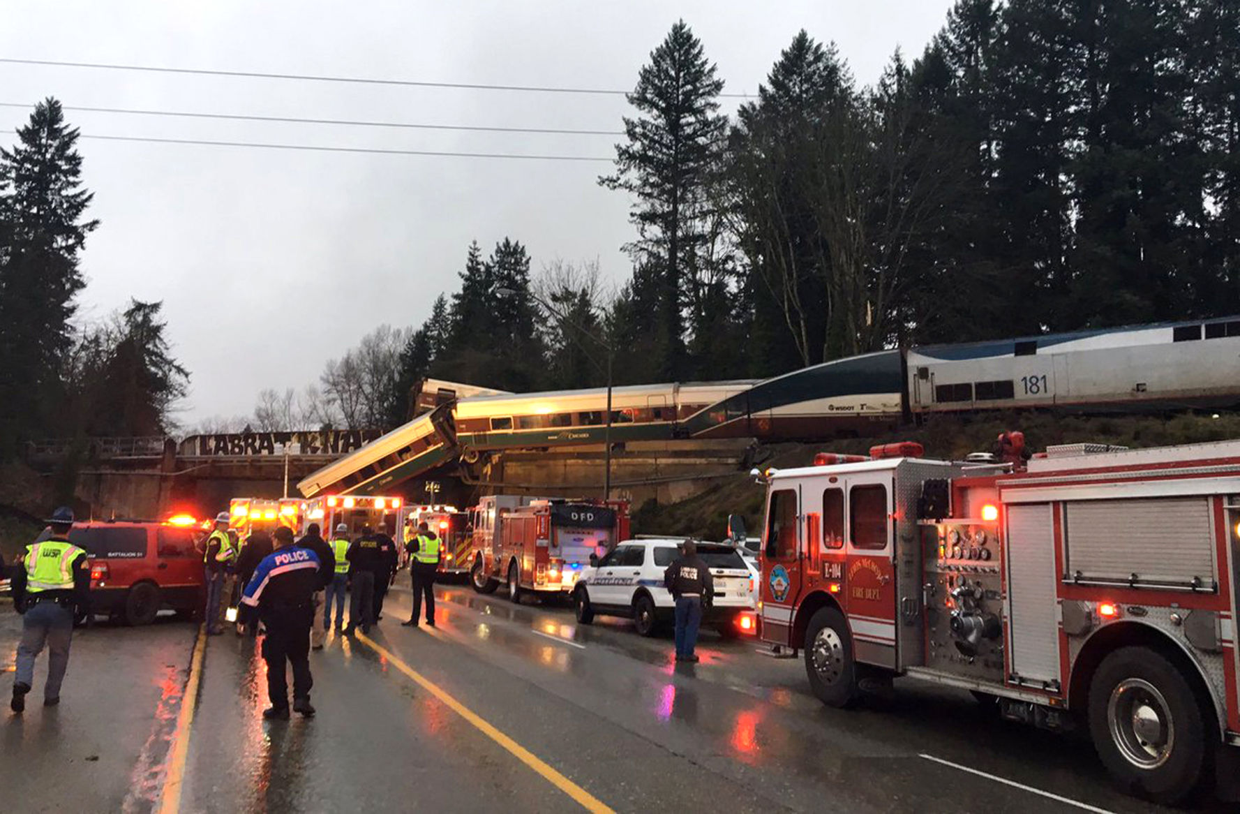 Train Derailment Washington State